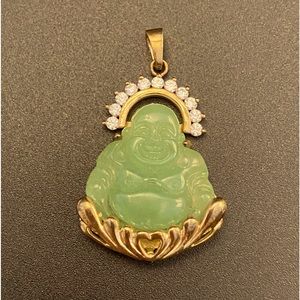 Green Buddha Pendant